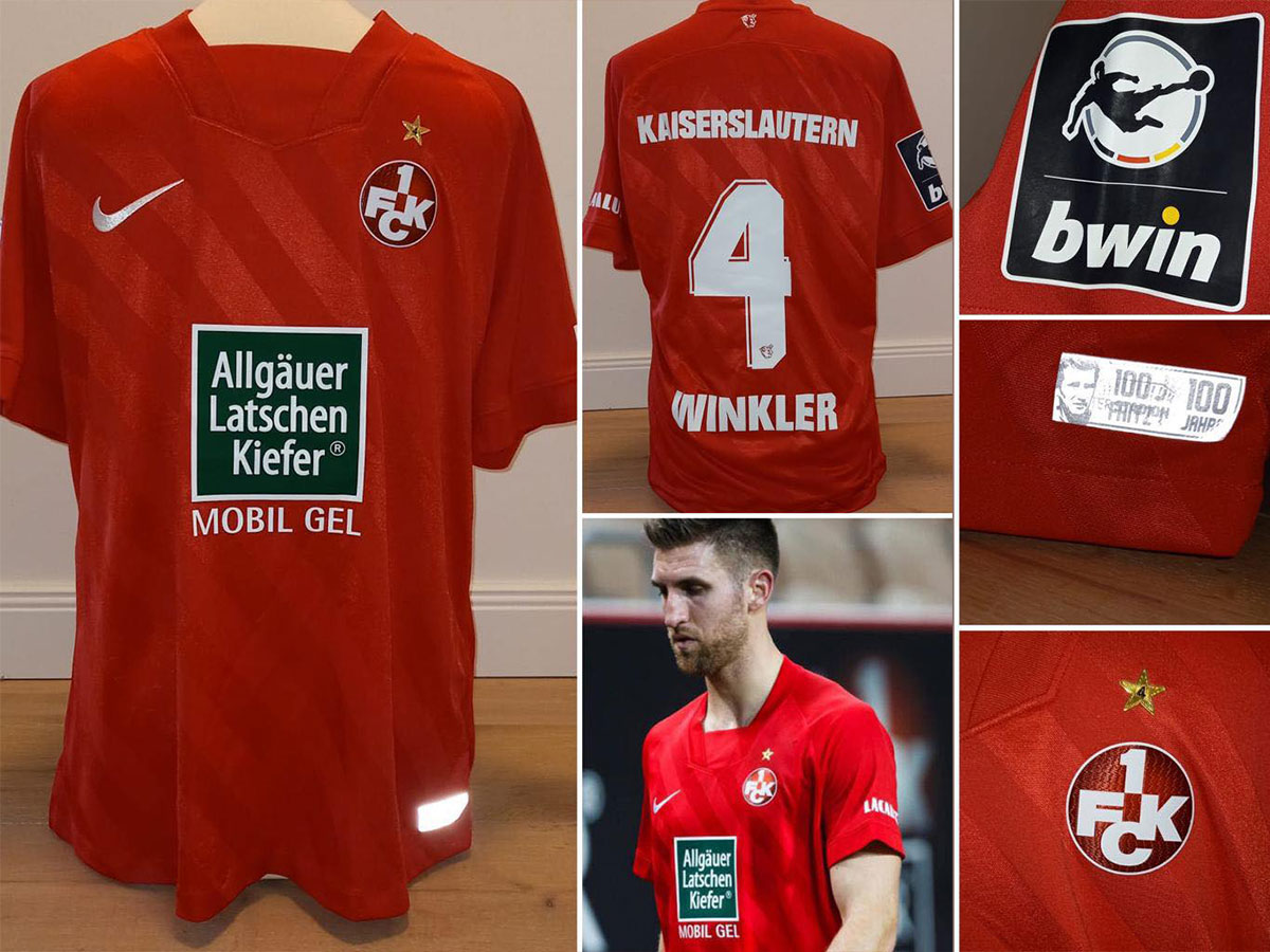 Facebook Auktion @becksnagelforkids 1.FC Kaiserslautern Trikot Alexander Winkler