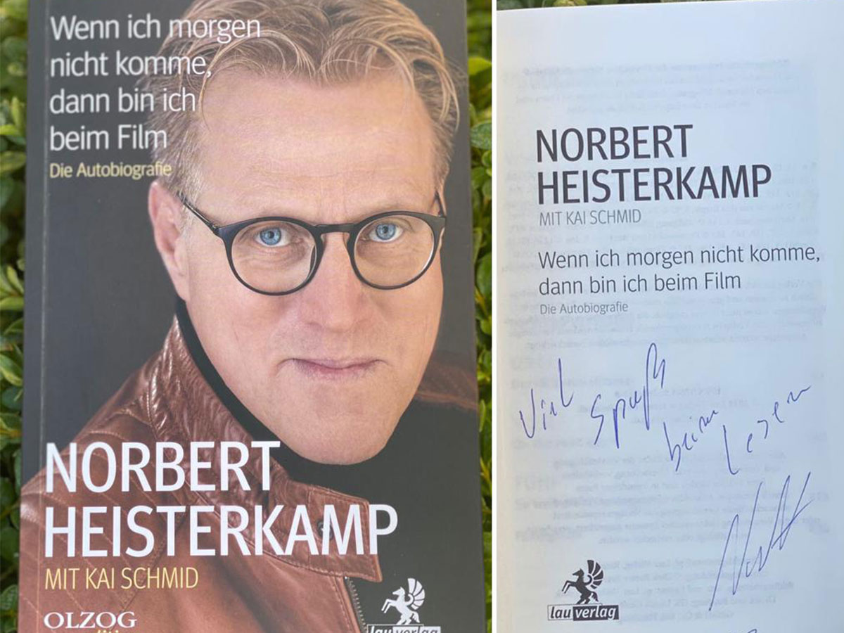 Facebook Auktion @becksnagelforkids Norbert Heistermann Buch signiert