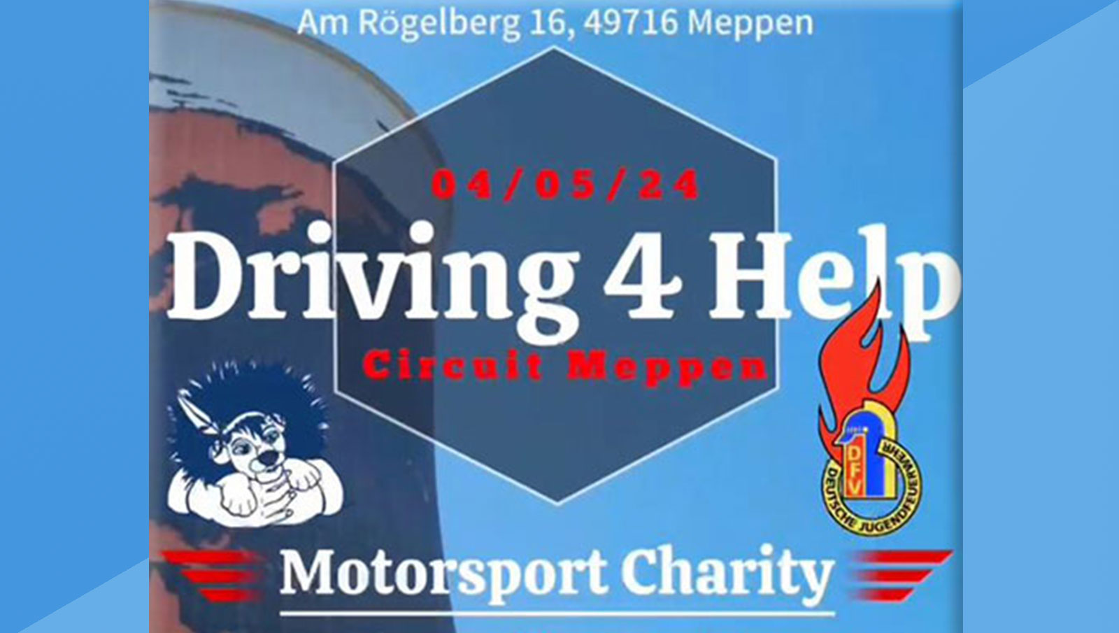 Wir für Carlotta Sonderauktion Motorsport Charity Event in Meppen