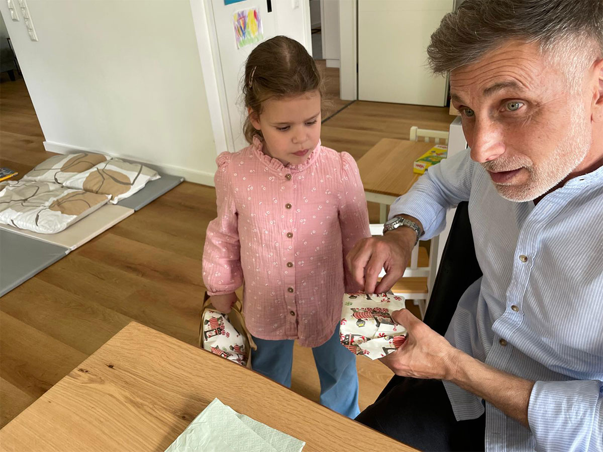 Nunzio Esposito zu Besuch bei Leah