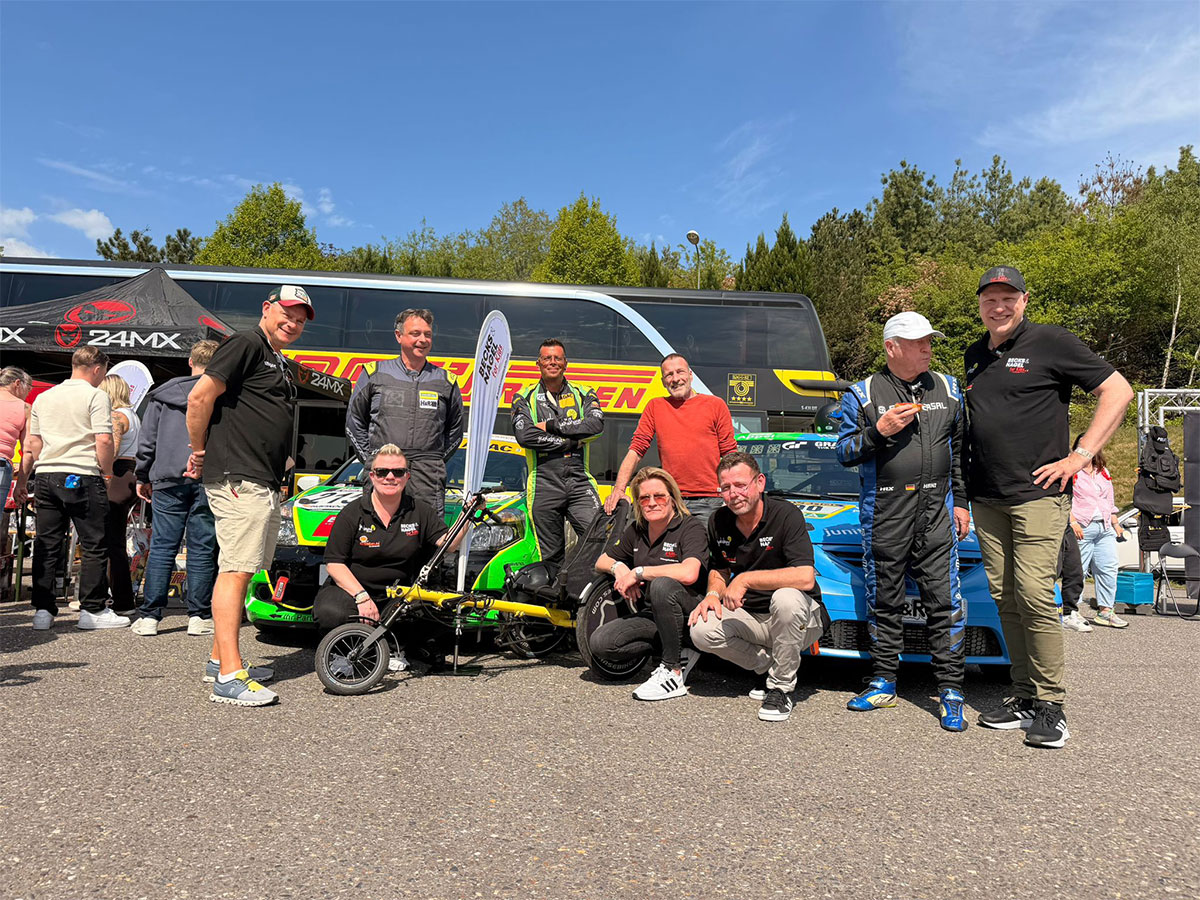 Becks & Nagel 4 Kids Team vor Ort In Meppen am Race Day